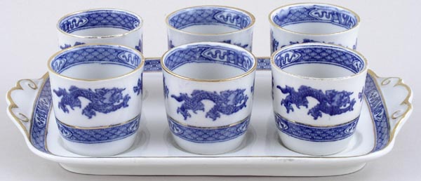 Egg Cups and Stand c1930s